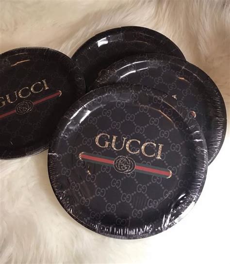 gucci paper plates